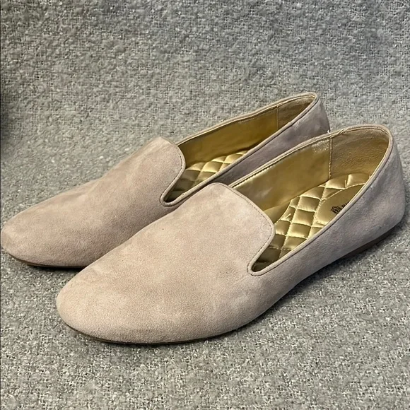 Birdies Tan Suede Loafers - Picture 1 of 4